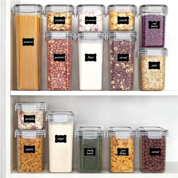 Vtopmart 24 Pc Airtight Food Storage Containers Set Pantry Kitchen Organizer - Picture 4 of 7